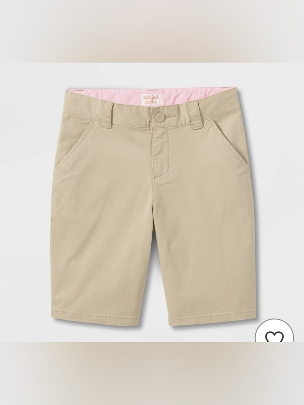 Girls' School Uniform Shorts - Cat & Jack Khaki Sz 6,7,8 & 10